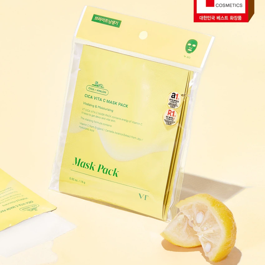 [1+1] VT Cica Vita C Mask, 4 шт. × 2