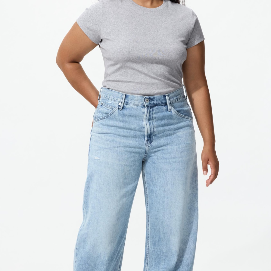 UNIQLO Mini T — укороченная женская футболка
