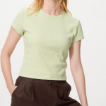 UNIQLO Rib Mini T — женская футболка