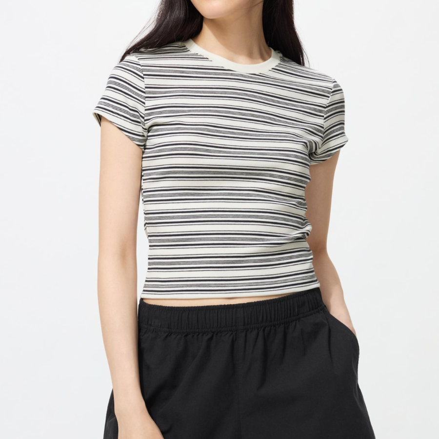 UNIQLO Mini T Stripe A — женская футболка