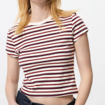 UNIQLO Mini T Stripe B — женская футболка