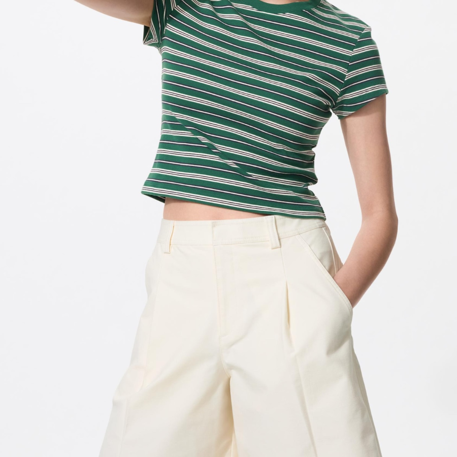 UNIQLO Mini T Stripe B — женская футболка