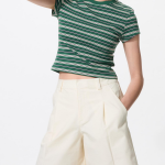 UNIQLO Mini T Stripe B — женская футболка