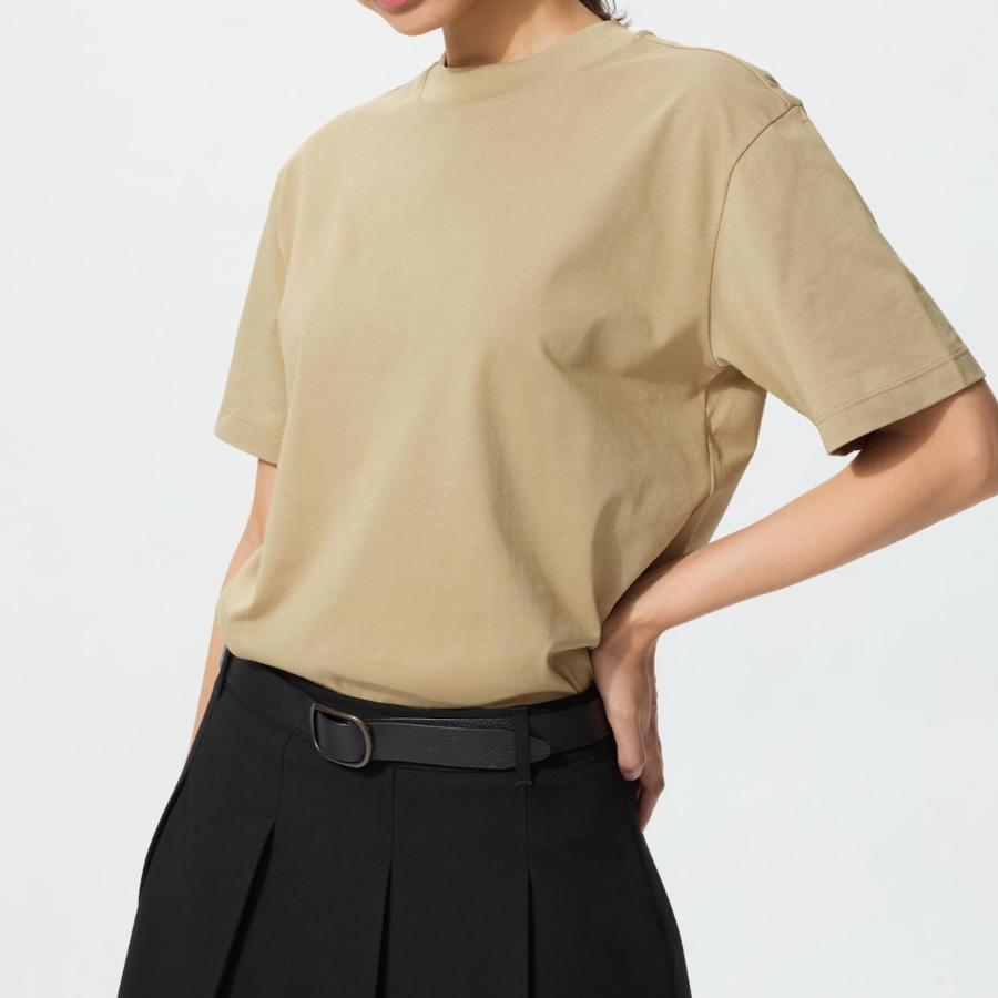 UNIQLO AIRism Cotton T — женская футболка