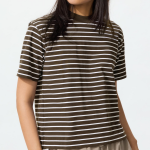 UNIQLO AIRism Cotton T Stripe — женская футболка