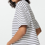 UNIQLO AIRism Cotton T Stripe — женская футболка