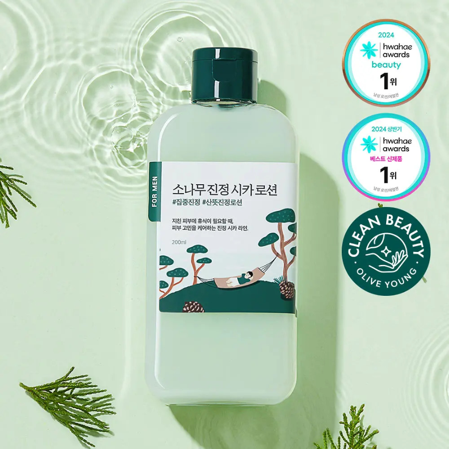 Round Lab For Men Pine Cica лосьон 200 мл