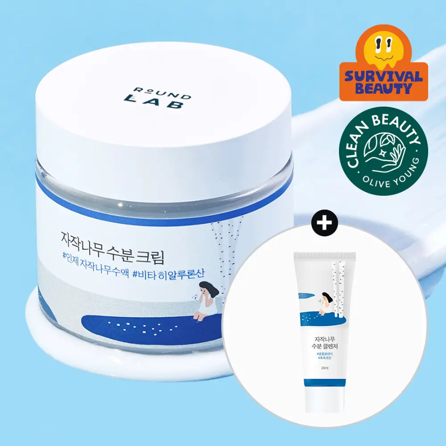 Набор Round Lab Birch Juice крем 80 мл + 20 мл