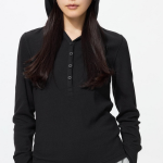 UNIQLO Hooded Rib T с длинным рукавом — женская одежда