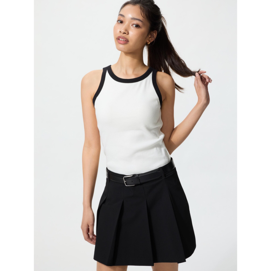 Uniqlo Rib Bra Top Color Block
