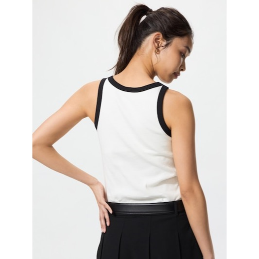 Uniqlo Rib Bra Top Color Block