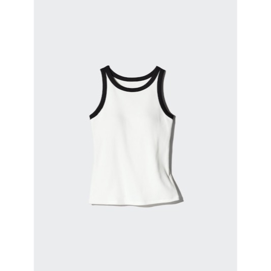 Uniqlo Rib Bra Top Color Block