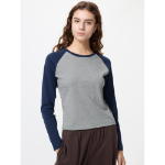 Uniqlo Mini T Raglan с длинным рукавом