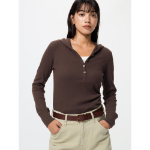Uniqlo Hooded Rib T с длинным рукавом