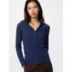 Uniqlo Hooded Rib T с длинным рукавом