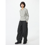 Uniqlo Hooded Rib T с длинным рукавом