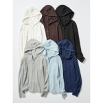 Uniqlo Hooded Rib T с длинным рукавом