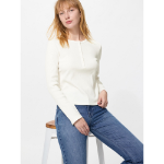 Uniqlo Rib Henley Neck T с длинным рукавом