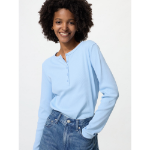 Uniqlo Rib Henley Neck T с длинным рукавом