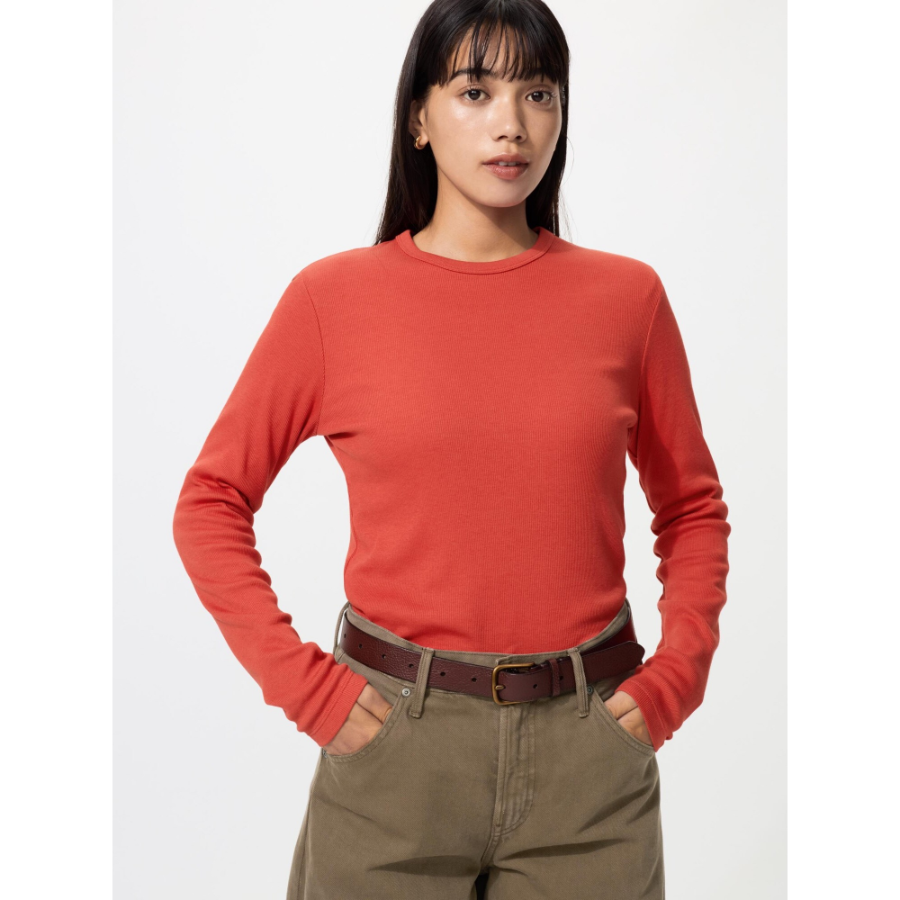 Uniqlo Soft Rib T с длинным рукавом