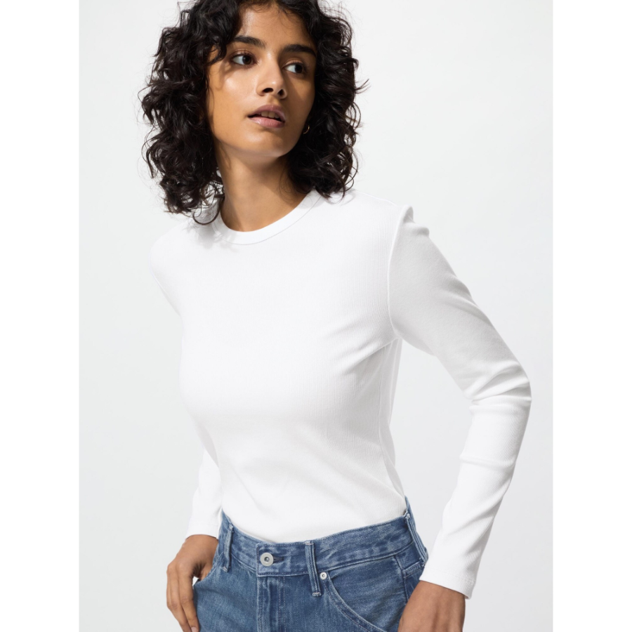 Uniqlo Soft Rib T с длинным рукавом