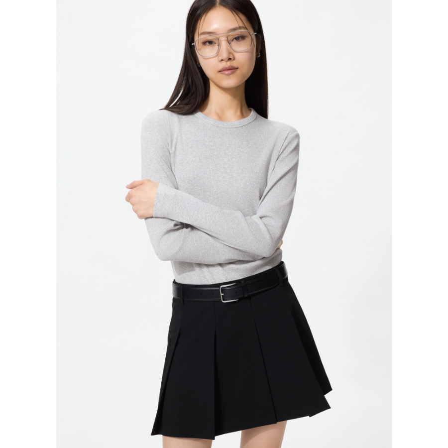 Uniqlo Soft Rib T с длинным рукавом