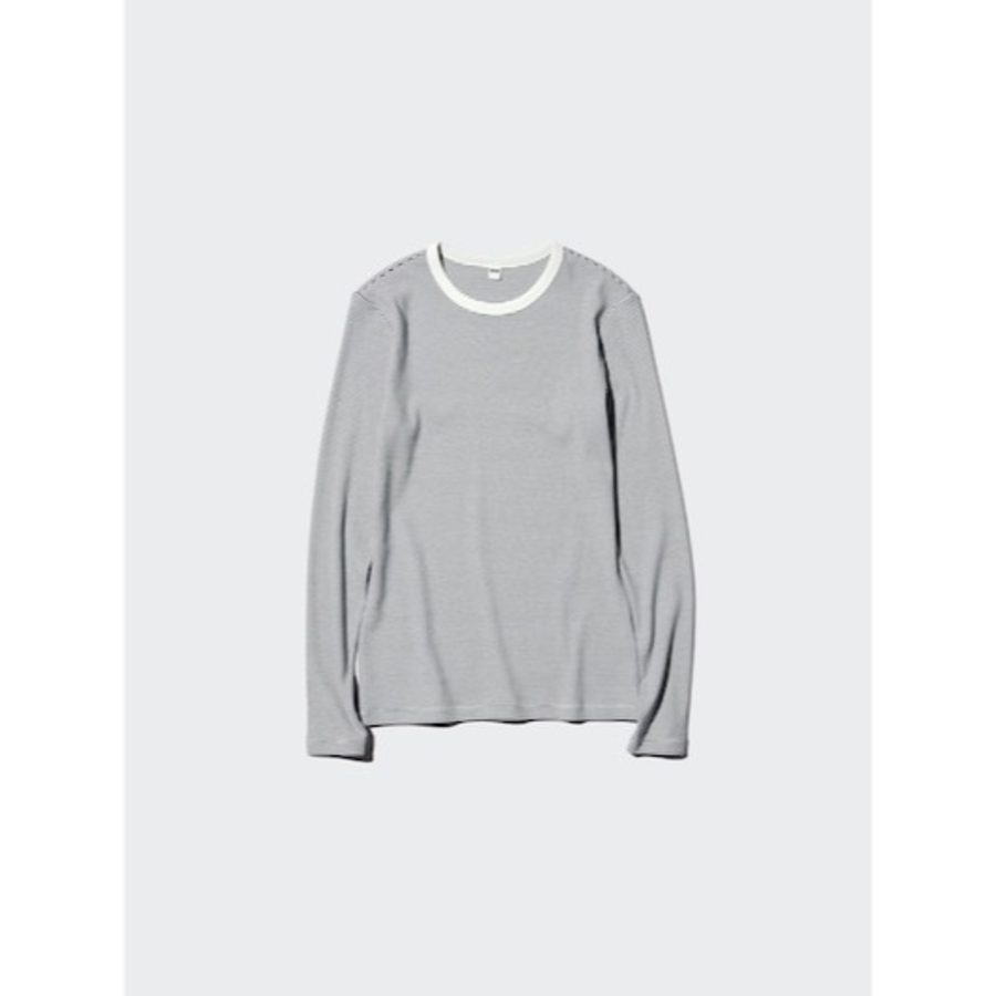 Uniqlo Soft Rib T Stripe с длинным рукавом