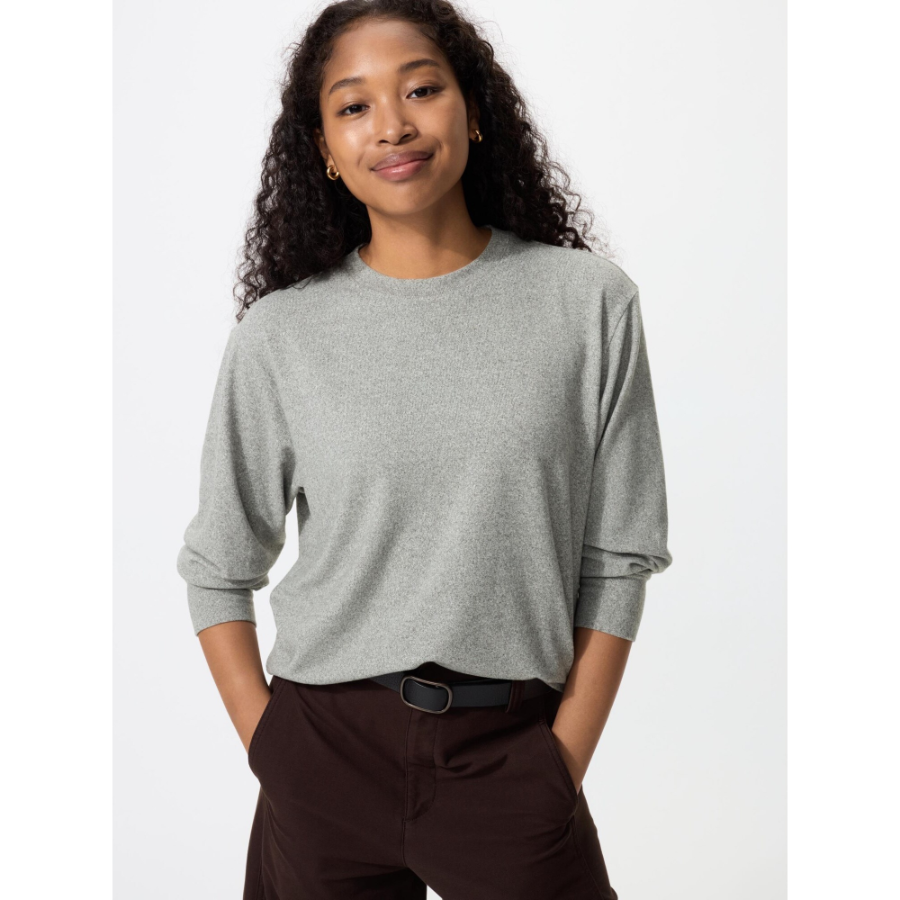Uniqlo Soft Knit Fleece Crew Neck T