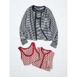 Uniqlo Soft Rib Tank Top Stripe