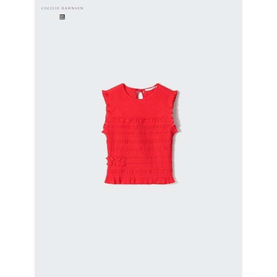 Uniqlo Shirring Sleeveless Top