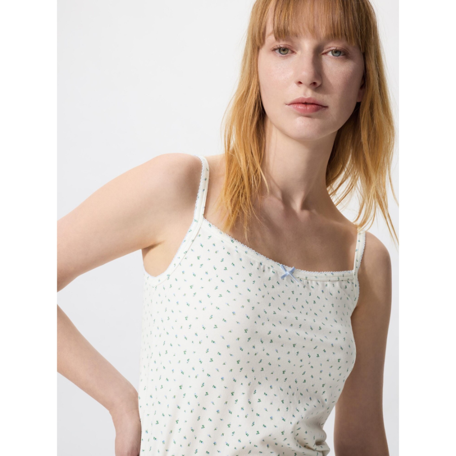 Uniqlo Soft Modal Camisole Flower