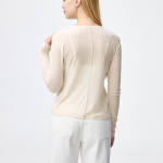 Uniqlo Soft Sheer Crew Neck T Long Sleeve