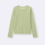 Uniqlo Soft Sheer Crew Neck T Long Sleeve