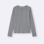 Uniqlo Soft Sheer Crew Neck T Long Sleeve