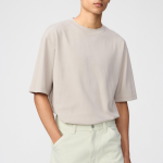 Uniqlo AIRism Cotton Oversized Crew Neck T (Short Sleeve)