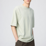 Uniqlo AIRism Cotton Oversized Crew Neck T (Short Sleeve)