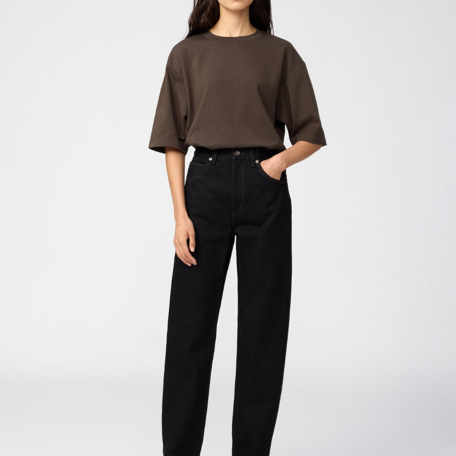 Uniqlo AIRism Cotton Oversized Crew Neck T (Short Sleeve)