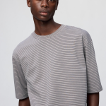 Uniqlo AIRism Cotton Oversized Striped T