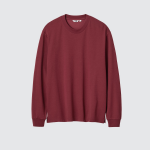 Uniqlo AIRism Cotton Crew Neck T Long Sleeve