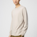 Uniqlo AIRism Cotton Crew Neck T Long Sleeve