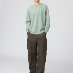 Uniqlo AIRism Cotton Crew Neck T Long Sleeve