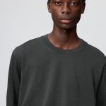 Uniqlo AIRism Cotton Striped T Long Sleeve