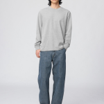 Uniqlo AIRism Cotton Striped T Long Sleeve