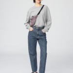 Uniqlo AIRism Cotton Striped T Long Sleeve