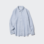 Uniqlo Premium Linen Shirt Striped A