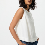 Uniqlo Linen Blend Blouse (Sleeveless)