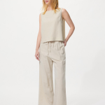 Uniqlo Linen Blend Blouse (Sleeveless)