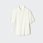 Uniqlo Rayon Blouse Short Sleeve Dot