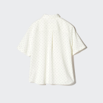 Uniqlo Rayon Blouse Short Sleeve Dot
