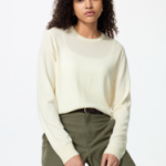 Uniqlo Свитер из мериносовой шерсти с круглым вырезом